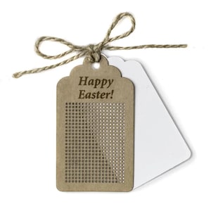 Cartulina en blanco para bordado con cuentas y punto de cruz, Feliz Pascua, Feliz Navidad, Feliz Cumpleaños, Etiquetas de regalo para ti, bordado con aguja