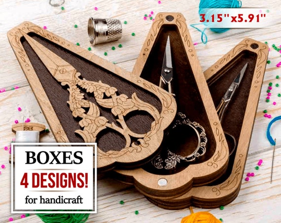 Scissors case - Vintage Sewing Box