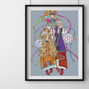 Ukrainian women PDF file, Traditional Ukrainian amulet doll x-stitch,Ukrainian motanka doll cross stitch pattern, Ukraine folk counted chart