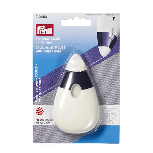 Prym Mouse Sewing Chalk Wheel for Marking Fabric, Tailor's Chalk