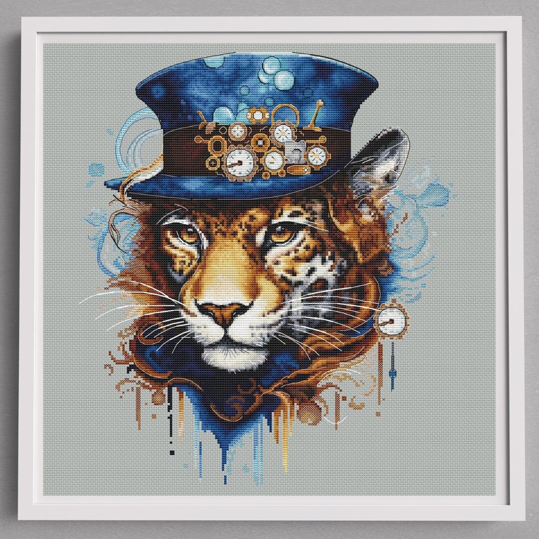 その他 Steampunk  Leopard その他 Steampunk Leopard Steampunk Snow Leopard