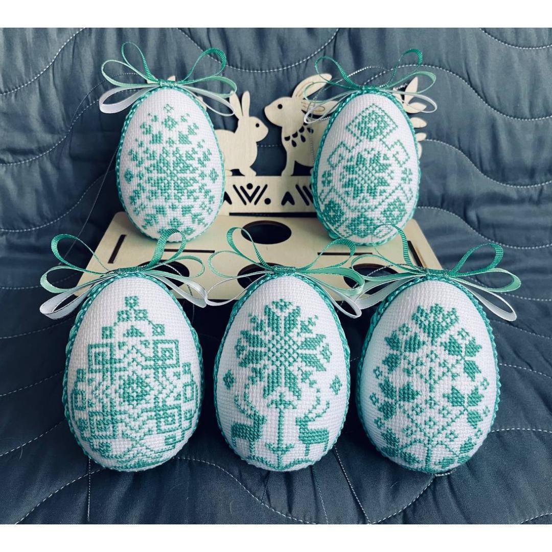 Easter Ukrainian Ornament Cross Stitch Patterns, Easter Gift Home ...