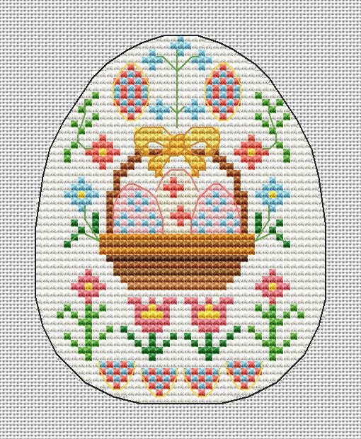 Easter Eggs Cross Stitch Pattern, Happy Easter Bundle 10 Designs X ...