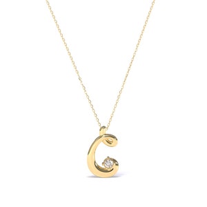 Gold Initial Necklace, Rose Gold Custom Initial Necklace, Gold Personalized Necklace, Mama Necklace, Bridesmaids Gift Necklace
