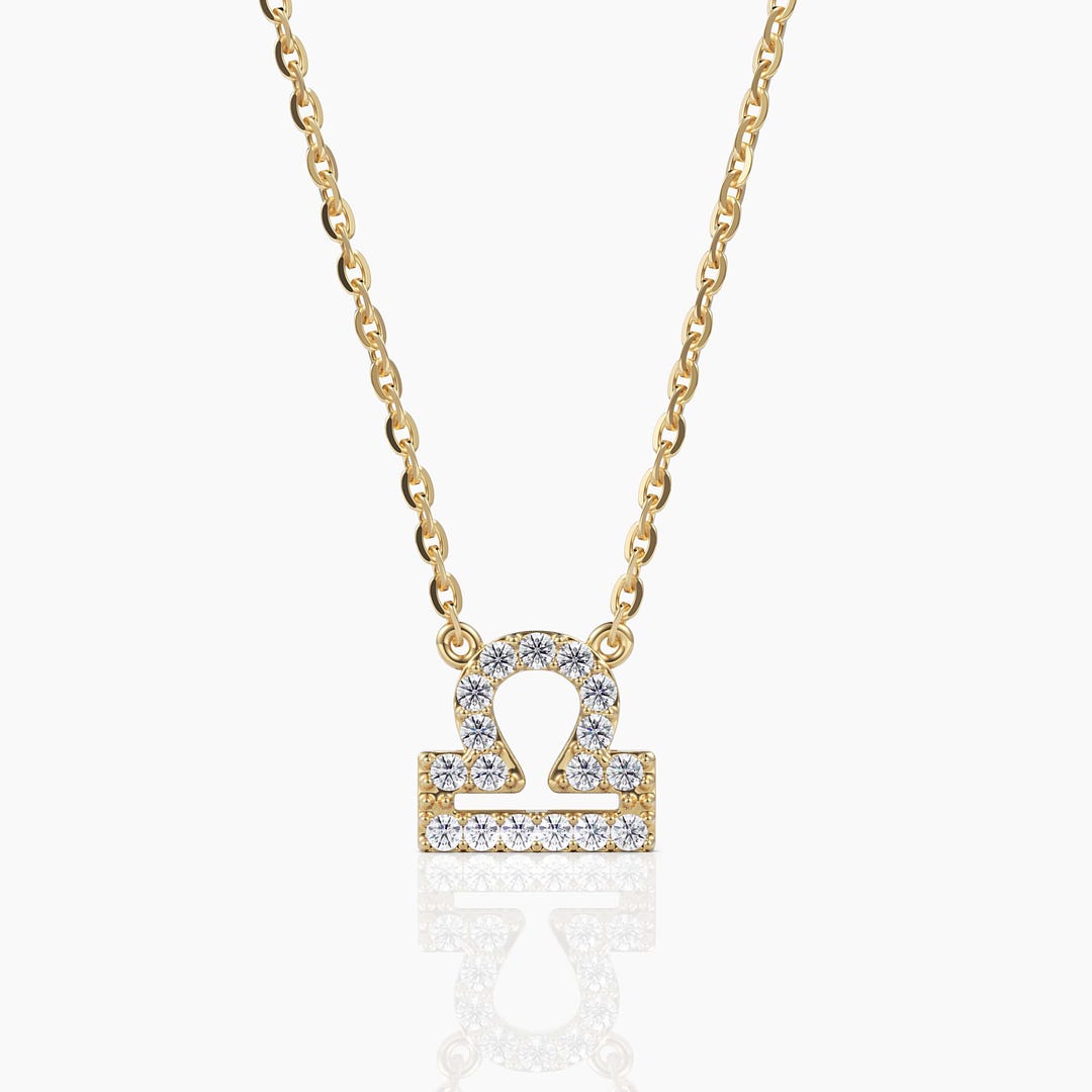 14k-solid-gold-diamond-libra-zodiac-necklace-birthstone-jewelry-etsy