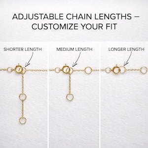 14k Gold Diamond Solitaire Necklace: Dainty Bezel Set image 9