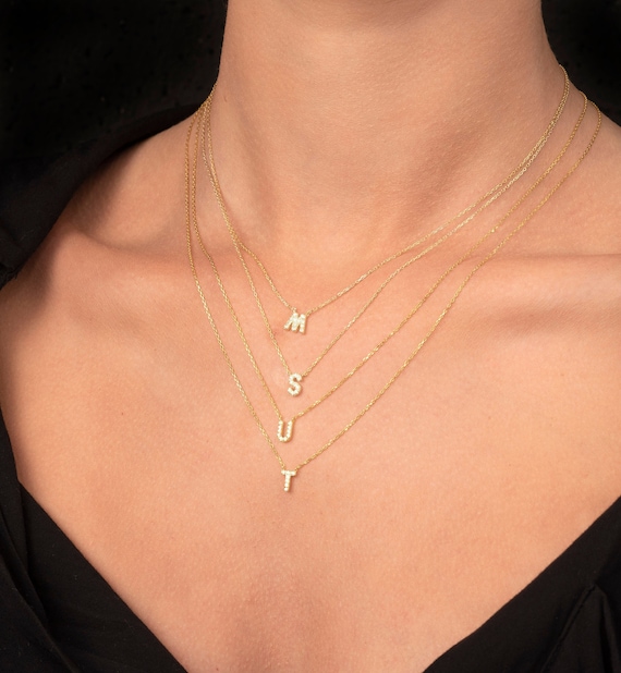 Mothers day 2024 initial necklace