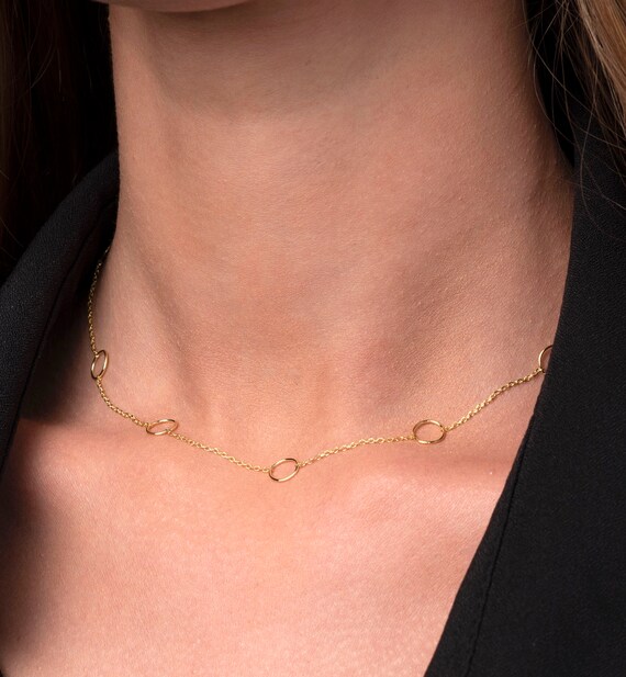 Minimalist solid cheap gold jewelry