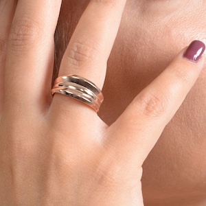 Dome Ring, Dome Ring Gold, Statement Ring, Crescent Dome Ring, Large Dome Ring, Wide Dome Ring, Large Gold Dome Ring, Chunky Ring, Minimal