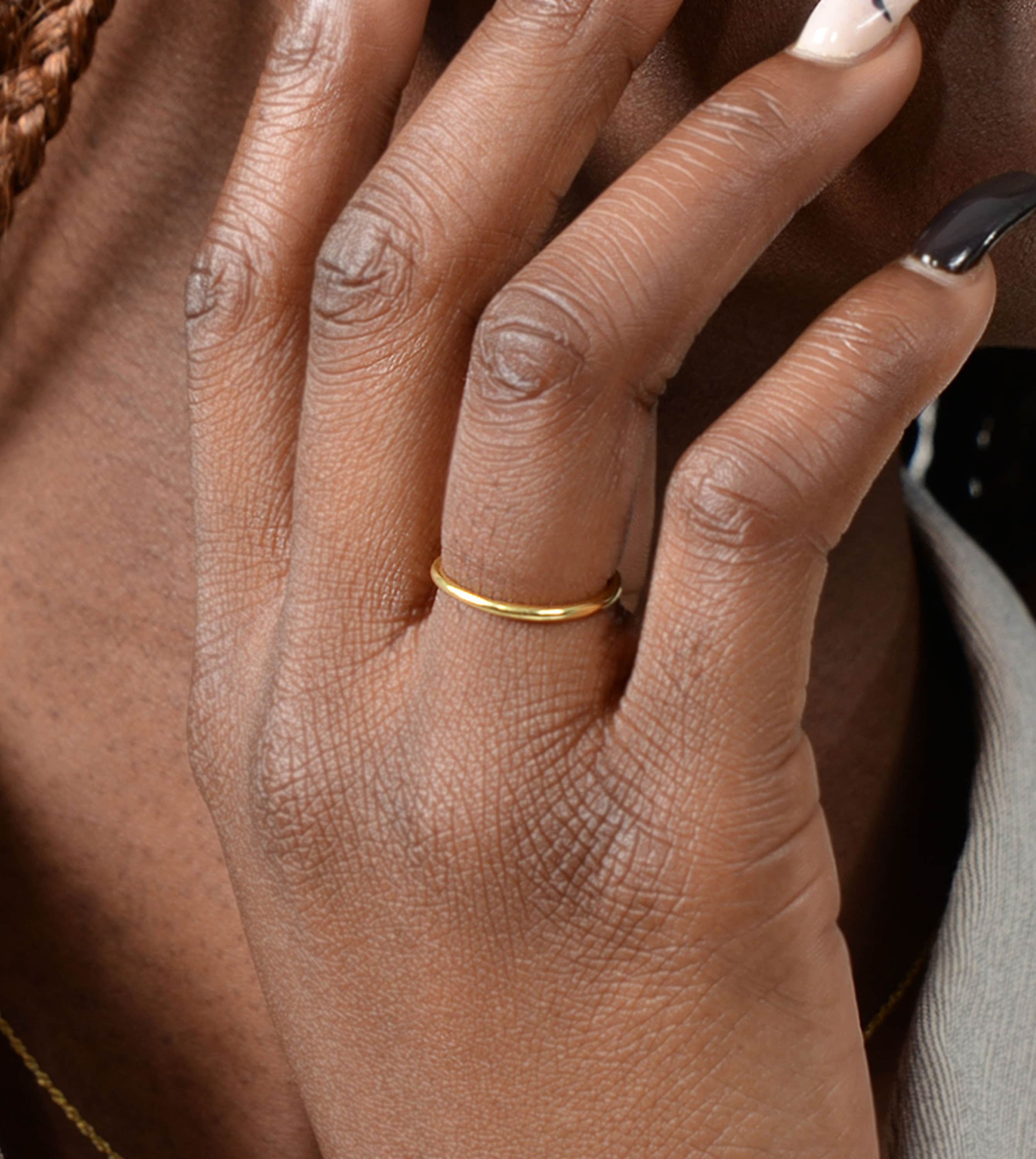 Gold Ring / Stackable Ring / Thin Ring / Solid Gold Ring / Dainty Ring / Stacking Rings / Rings / Gold Ring / Thin Gold Ring / Stack Ring