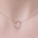 14Kt Gold Diamond Necklace, Clover Diamond Necklace, Gold Diamond Necklace, Natural Diamond Necklace, Beautiful Necklace