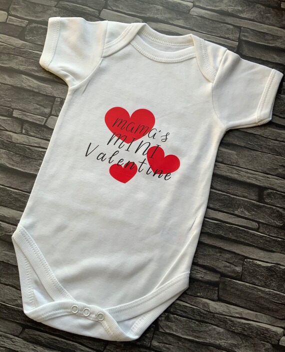 valentines baby grow