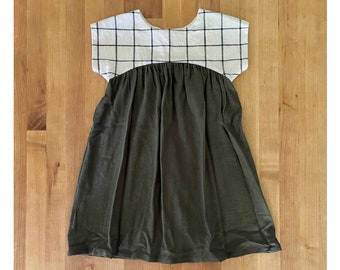 3T Linen dress for baby, toddler, and girls - Linen blend dress - baby dress - toddler dress - Spring Summer dress