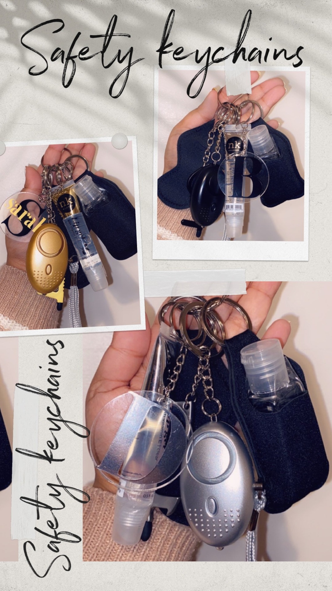 Safety keychains Etsy