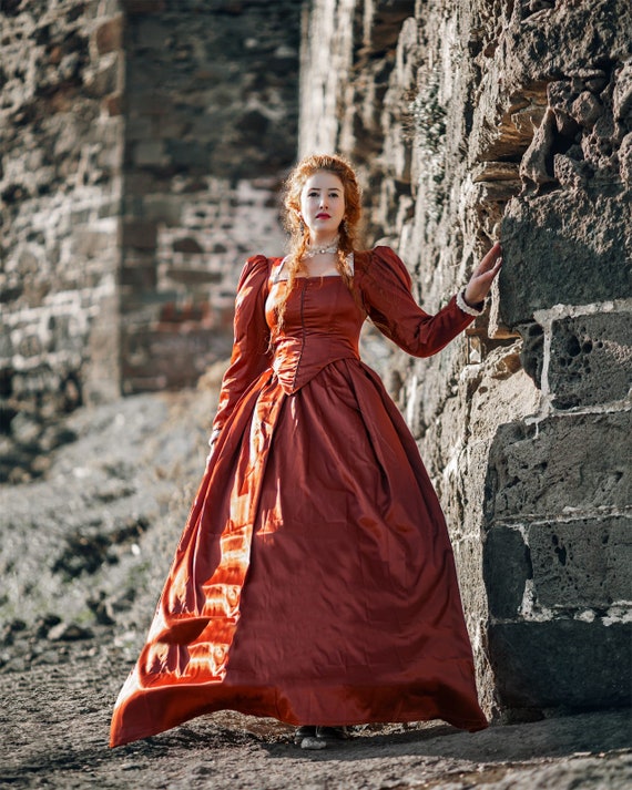 Queen Elizabeth Tudor Vestido María Reina de Escocia Película - Etsy España Queen Elizabeth Tudor Vestido María Reina de Escocia Película - Etsy España