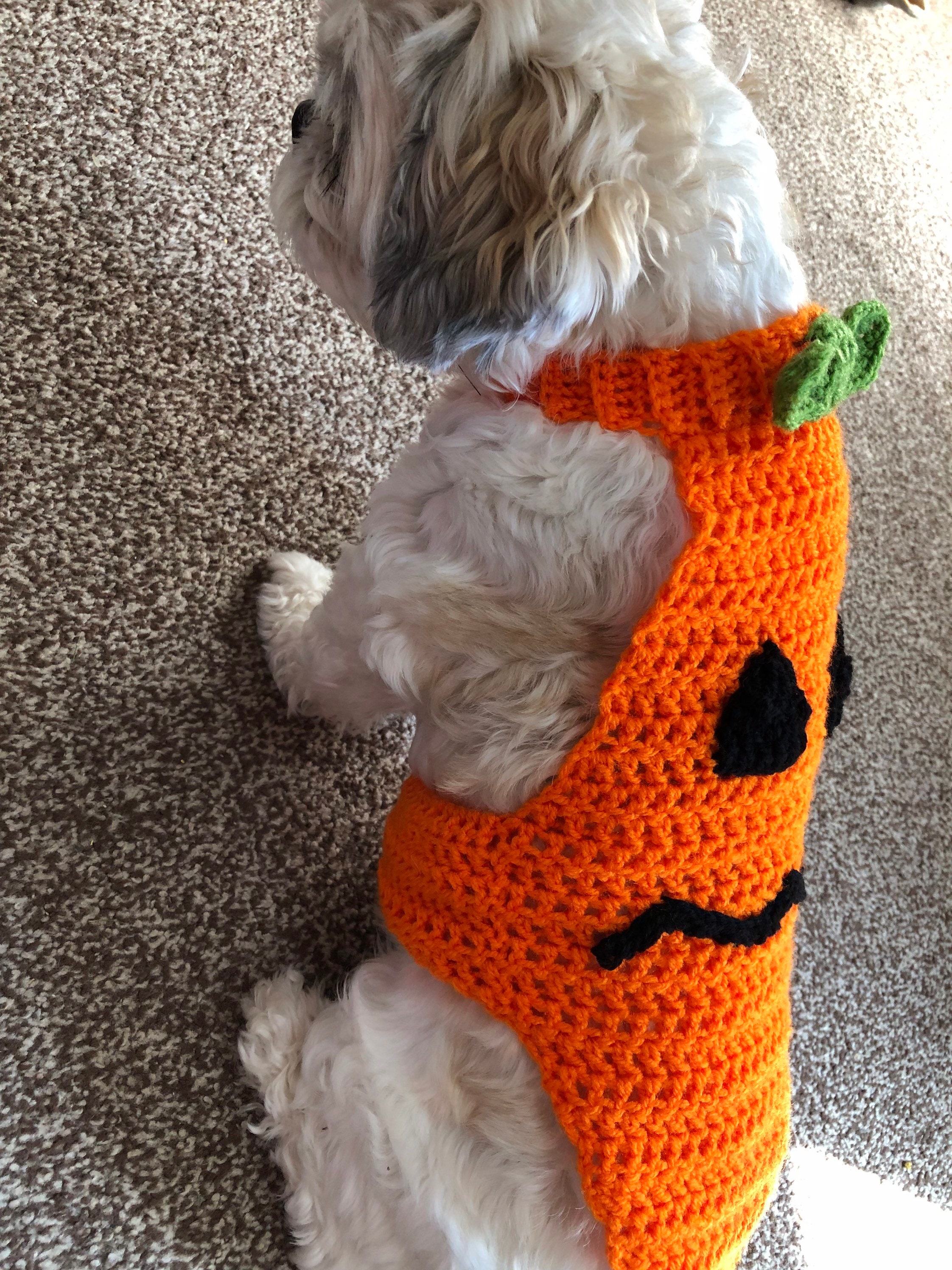 Halloween Pumpkin Dog Jumper - Etsy UK