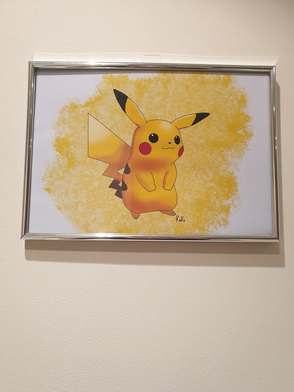 Pokemon Pikachu Art Print A4 | Etsy