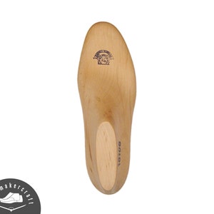 Schuhleiste 18100 für Maßschuhmacher, Schuster, Absatzhöhe 25 mm, Holz, Männer und Frauen, Größe 3 4 5 6 7 8 9 10 11 12 - Made in Germany