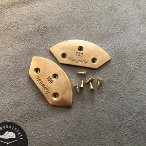 Triumph 150 Boulevard toe taps caps plates 1,5 mm, cordonnier fournitures, cordonnier - Made in Germany