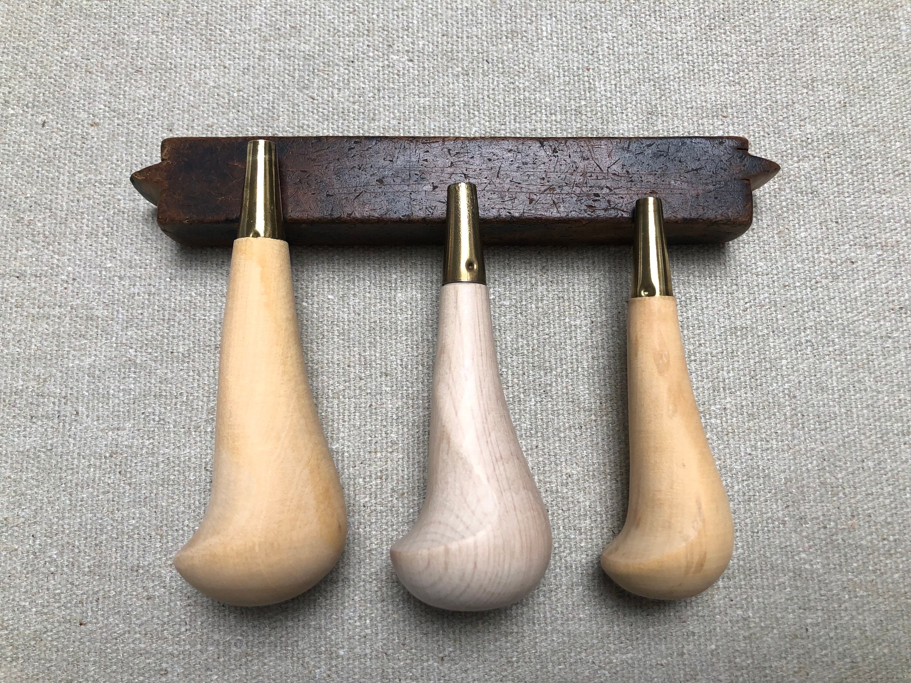 Awl Handles for Stitching Awls, Shoemaker Awl Handles, Inseaming Awl
