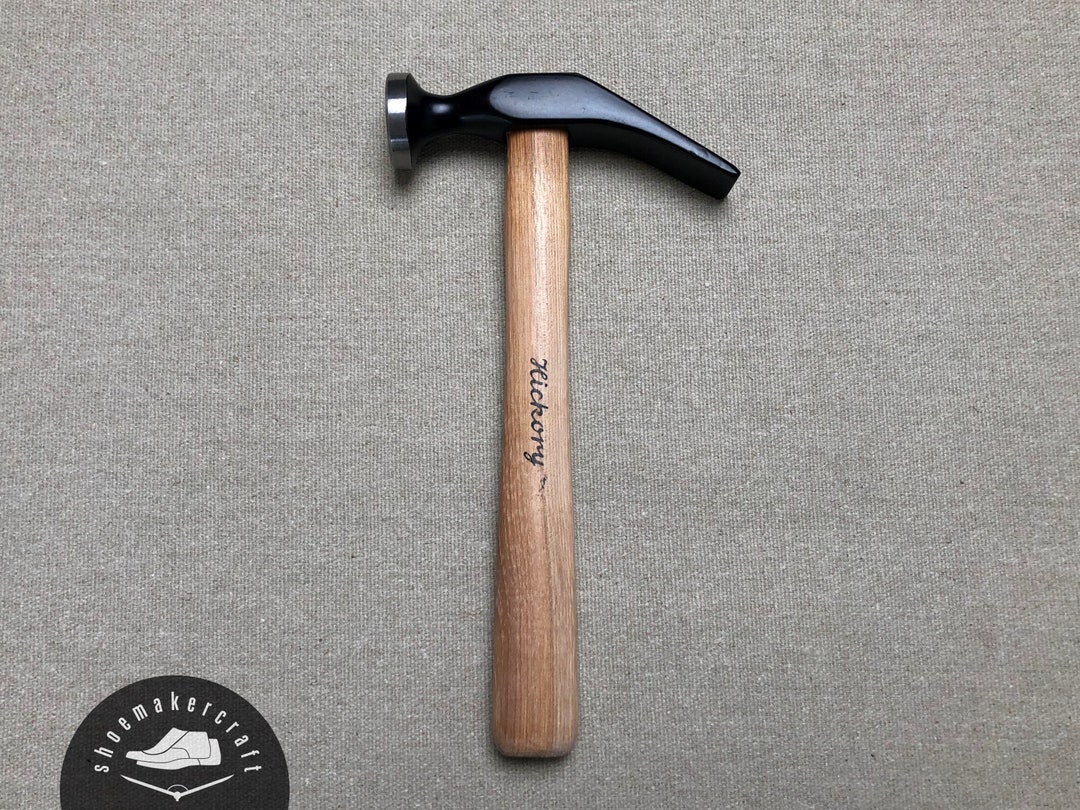 黒色コーティングの靴職人用ハンマー、ヒッコリー材の柄、350g - Etsy 日本