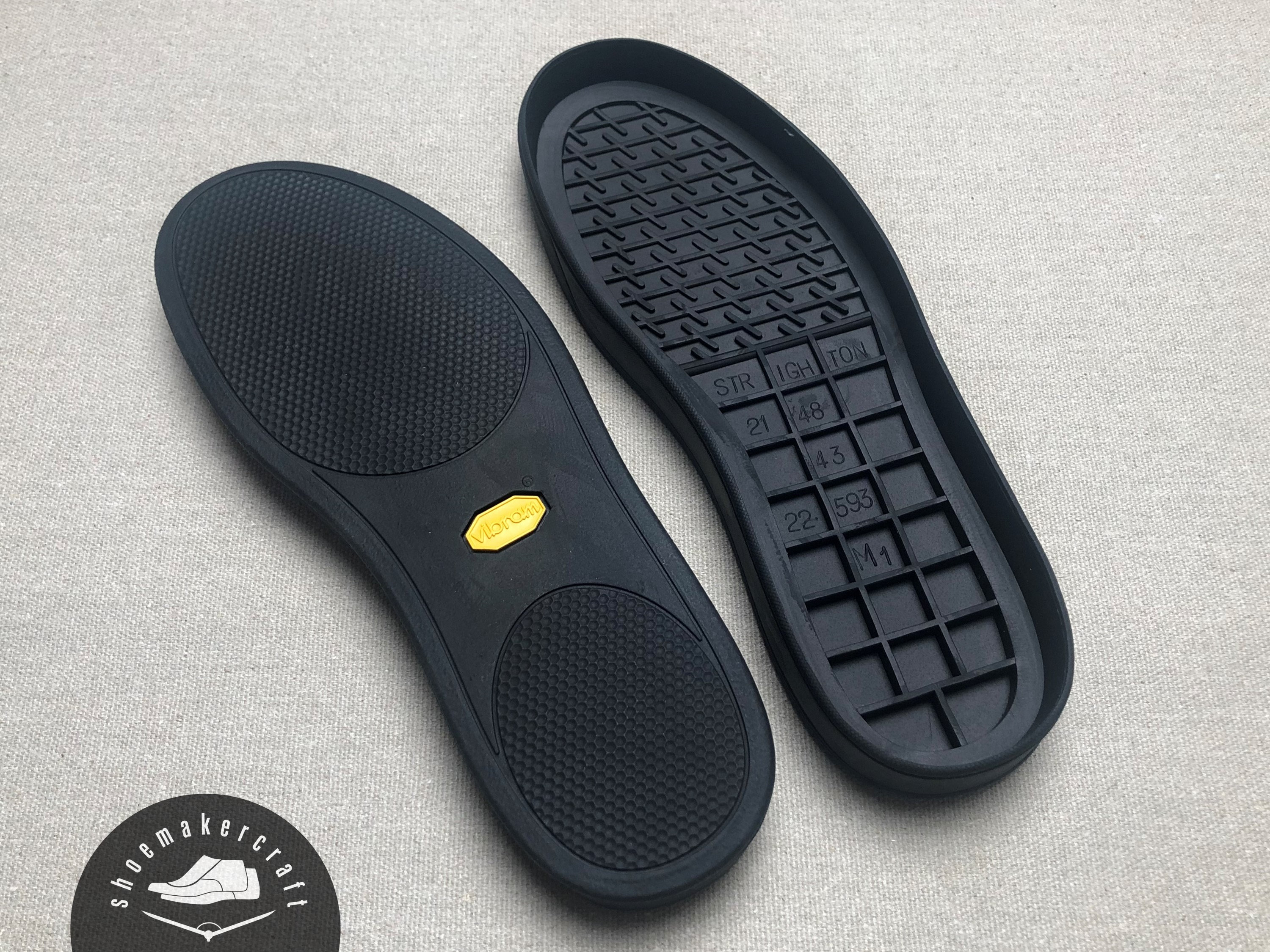 Cupsole Outsole for DIY Shoemaking & Restoration: Gum Rubber