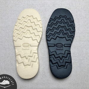 Vibram Cristy Morflex 4377 wedge sole creme, white, black, EVA foam, replacement sole