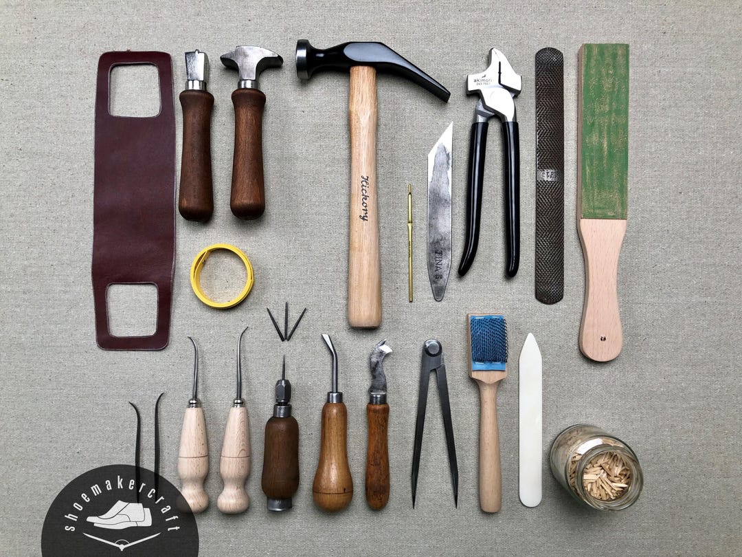 Shoemaker Tool Set Kit for Beginners Starters Shoemaking BASIC - Made ...