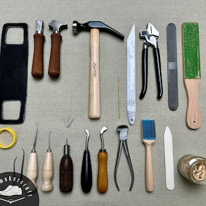 Shoemaker tool set kit for beginners starters shoemaking BASIC - Made in Germany