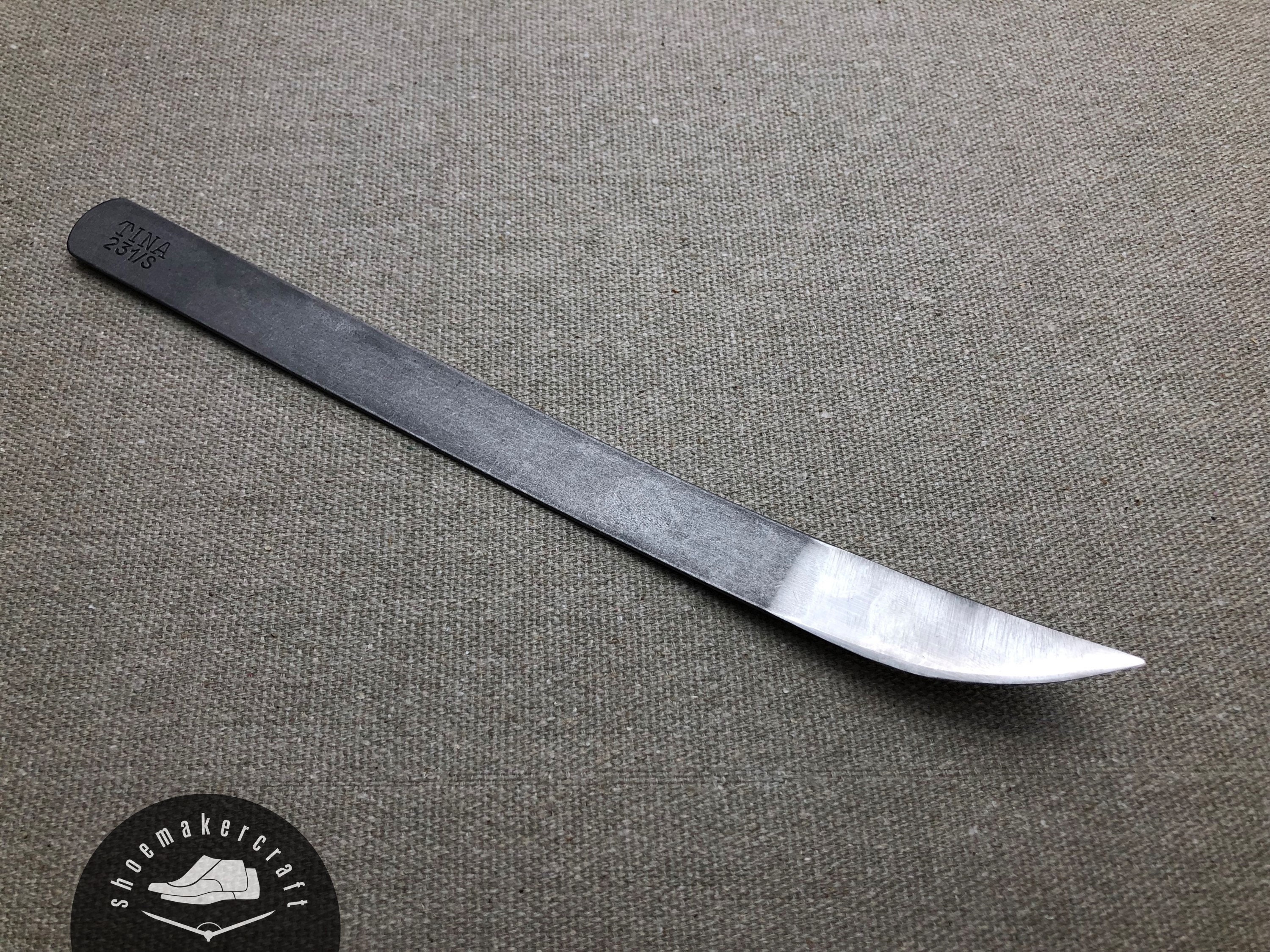 Shoemaker Skiving Knife, Left Handed TINA 231/ S - Made in Germany