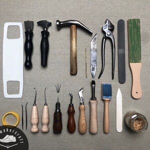 Shoemaker Tool Set Kit for Beginners Starters Shoemaking BASIC Made in ...