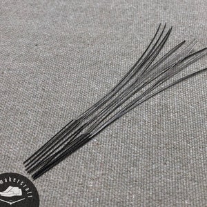 Cerdas largas de acero para coser de 130 mm