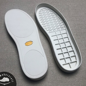 Sneaker cup sole Vibram 2148 Strighton white for shoemaking sneaker making, sizes 40, 41, 42, 43, 44, 45, 46