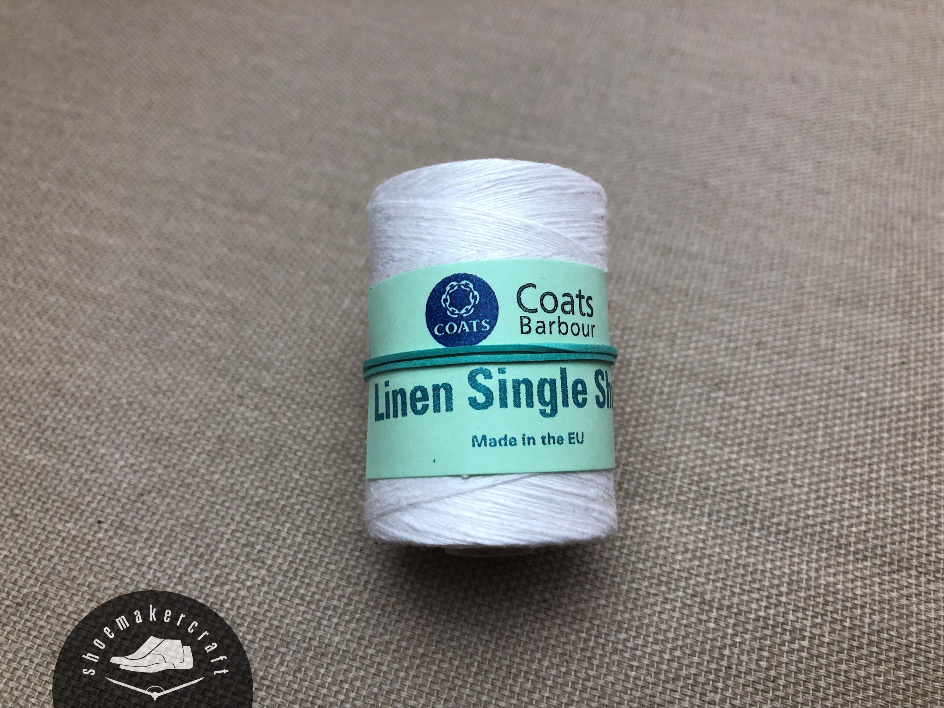 Coats Barbour : 100% Pure Linen Thread : 25/3 Waxed : 50g