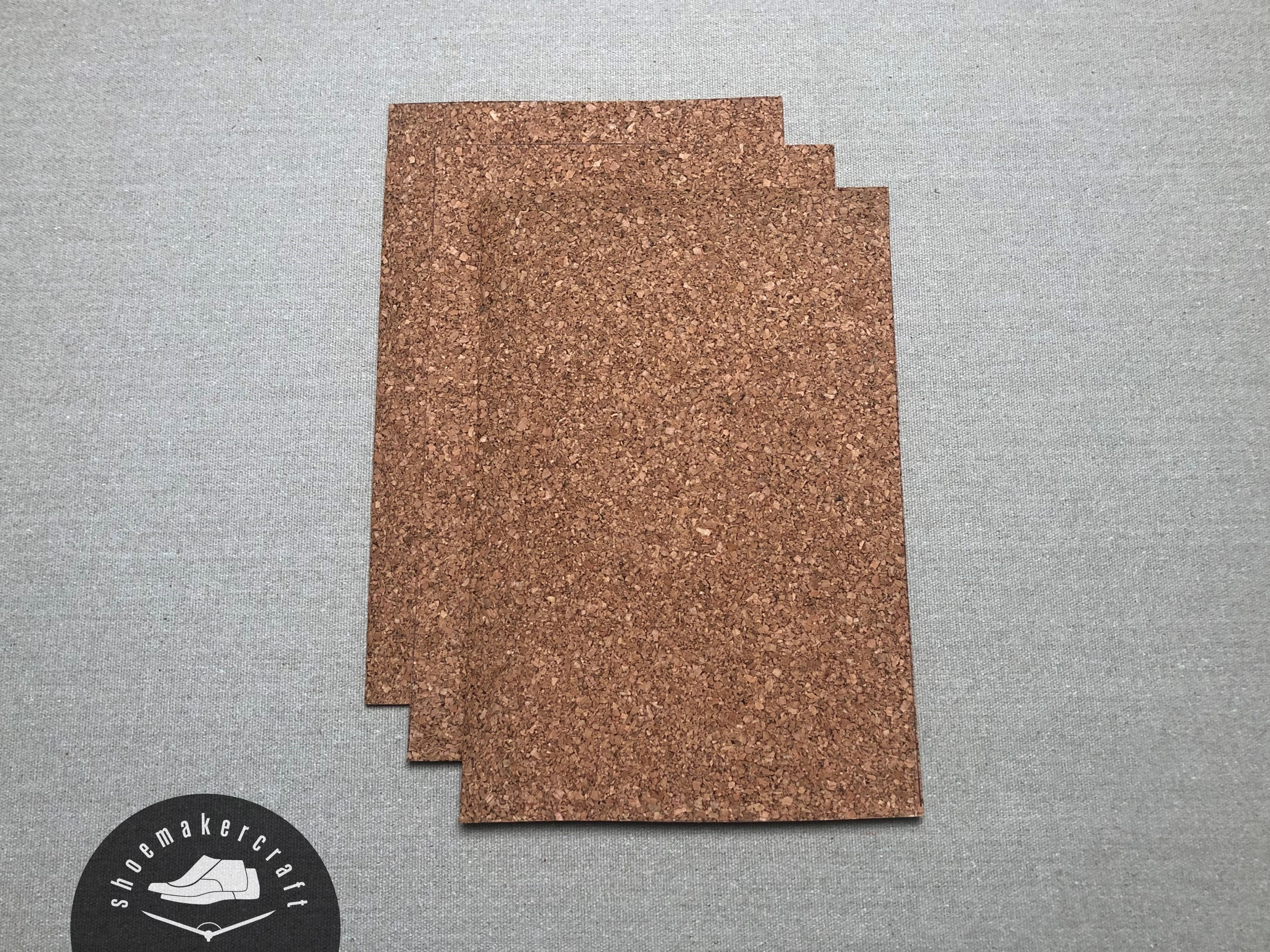 Cork plates, cork filler, cork sheets for shoe bottom