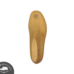 Schuhleiste 2083 für Maßschuhmacher, Schuster, Absatzhöhe 20 mm, Holz, Männer und Frauen, Größe 3 4 5 6 7 8 9 10 11 12 - Made in Germany