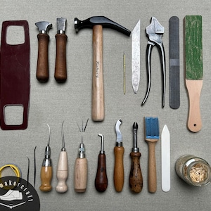 Shoemaker tool set kit for beginners starters shoemaking BASIC - Made in Germany
