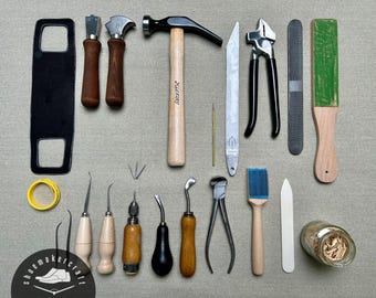 Shoemaker tool set kit for beginners starters shoemaking BASIC - Made in Germany