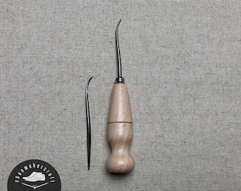 Awls with handle for shoemaking and other leather work, shoemaker - Made in Germany
