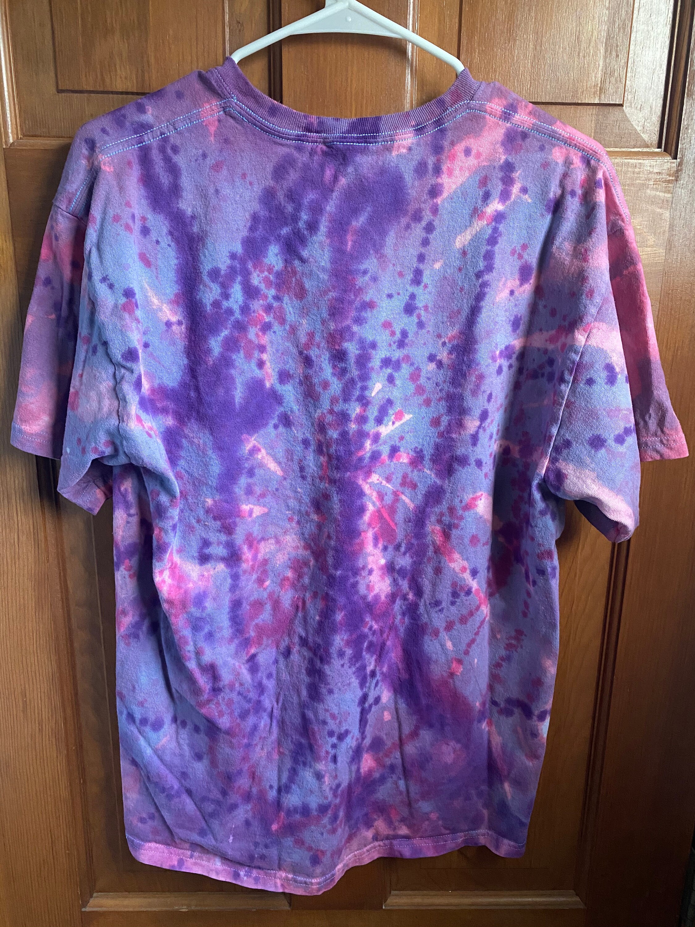 Pink/Blue/Purple Tie Dye/Splatter T-shirt | Etsy
