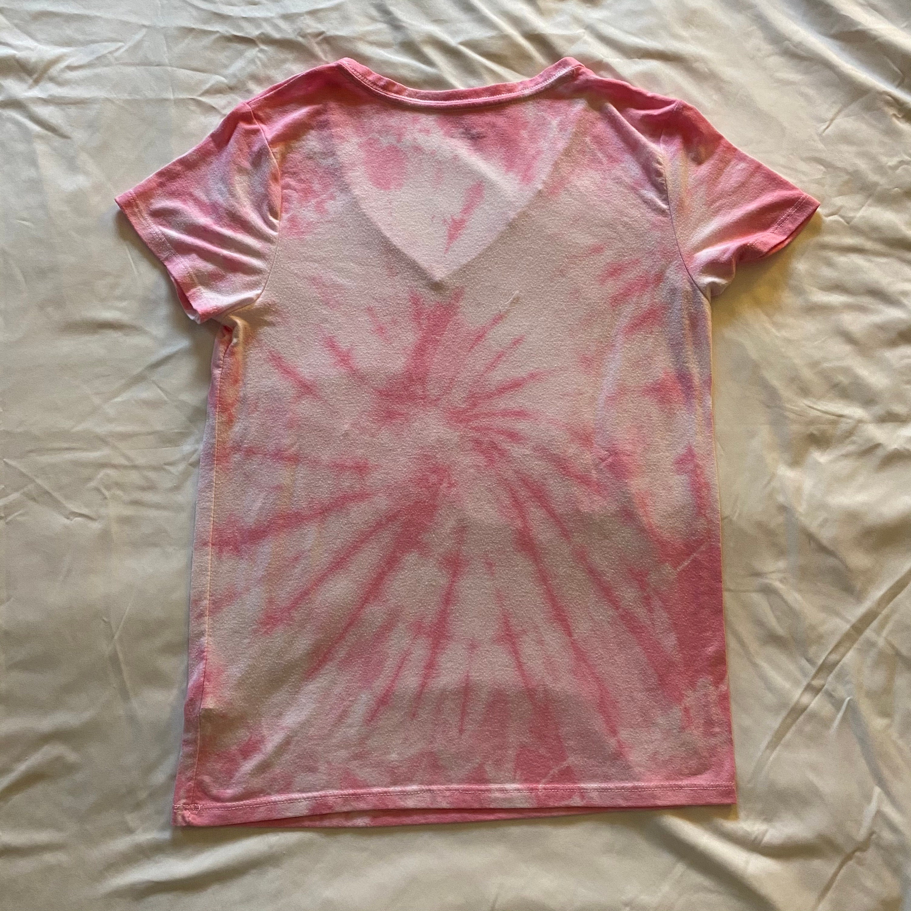 Women's Pink Tie-Dye T-shirt | Etsy