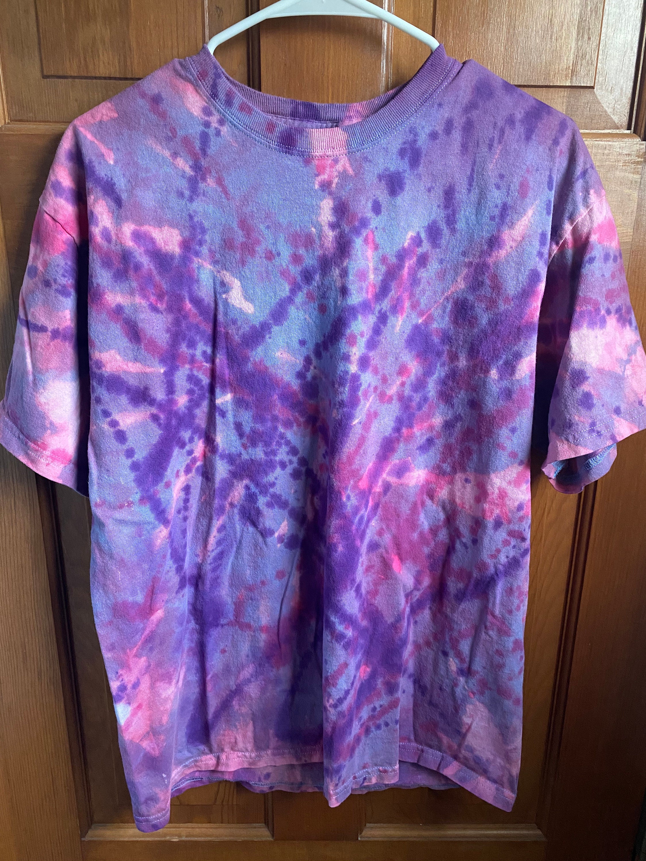 Pink/Blue/Purple Tie Dye/Splatter T-shirt | Etsy