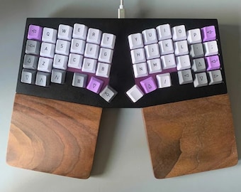 Split Keyboard Wrist Rest for Mechanical keyboard Real Wood wrist pad Hand rest Keychron Gaming Gift