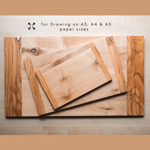 Planche à dessin bois A3-A4