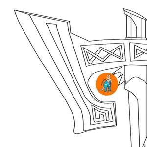 Skyrim Nordic War Axe Pattern - Digital Download