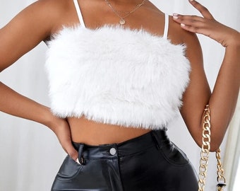 fur cami top
