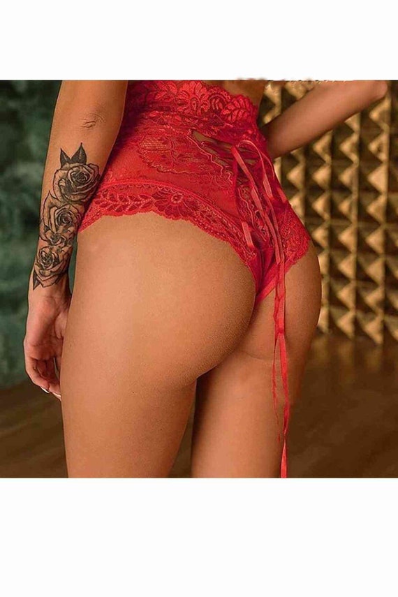 Lace up panties 2025