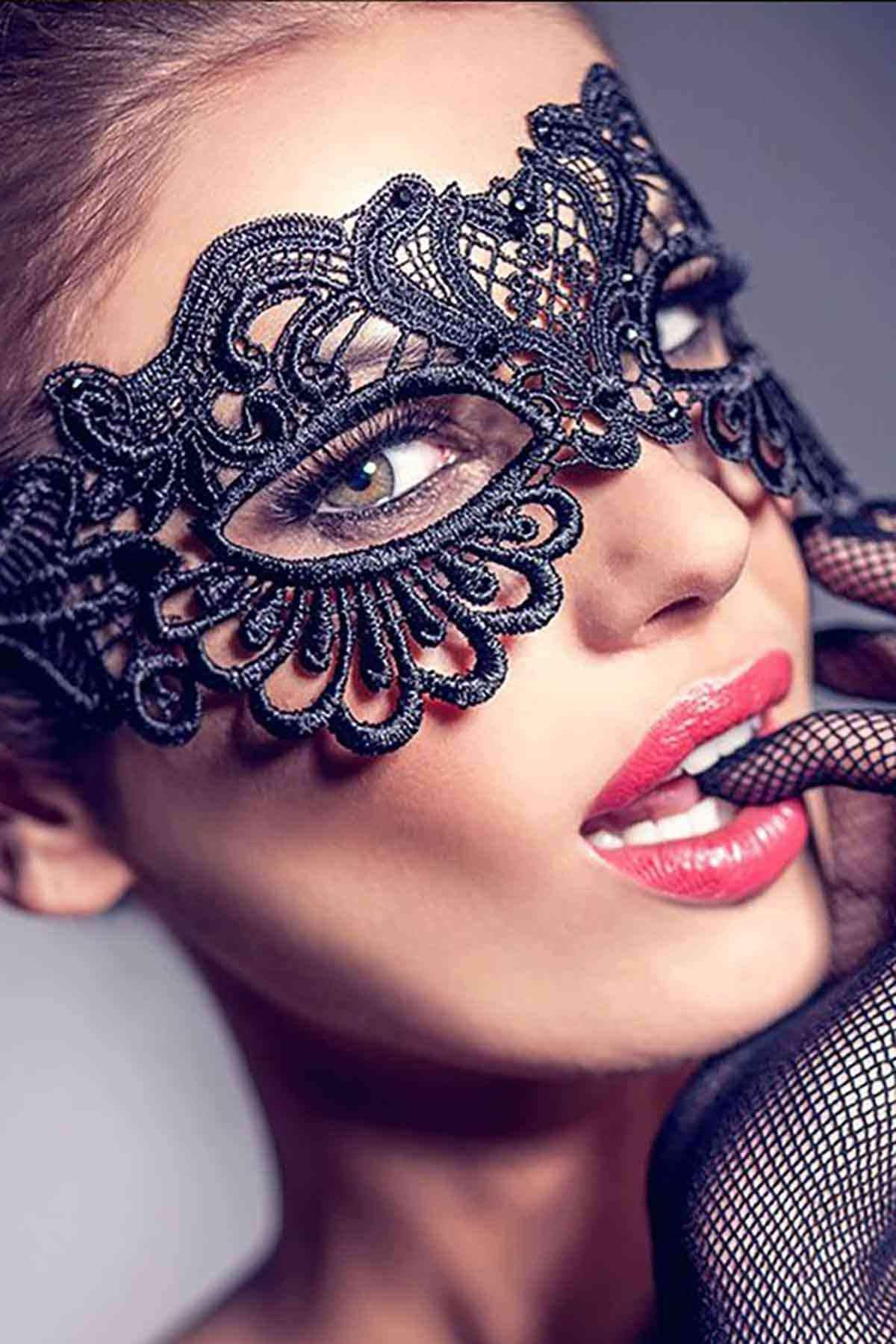 Lulus Fancy Black Lace Eye Mask Sexy Accessories Fantasy Mask Erotic Bdsm Etsy Uk 