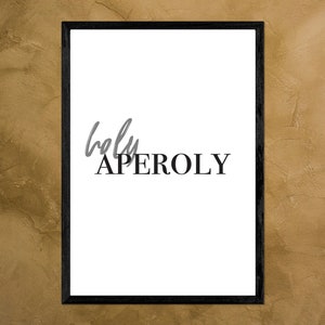 SAINT APEROLY Poster
