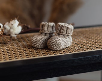 Baby Strickschuhe